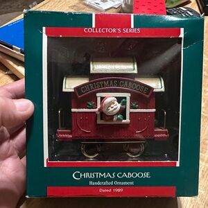 Hallmark Red Christmas Caboose Ornament